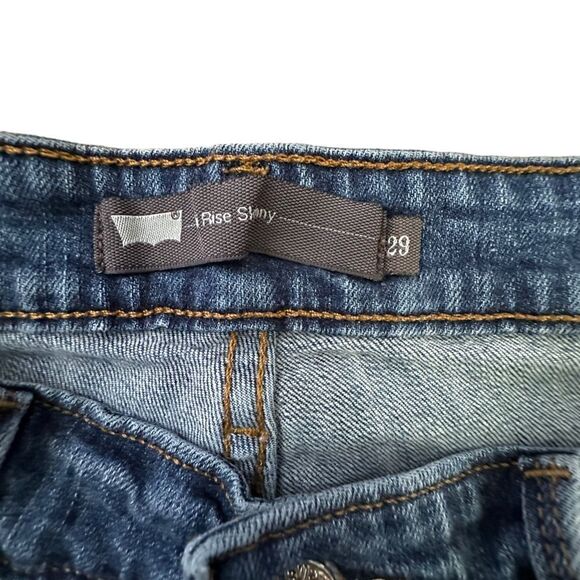 Levi’s ~ Women’s High Rise Skinny Jeans ~ leather patch ~ size 29/32 - Picture 8 of 8